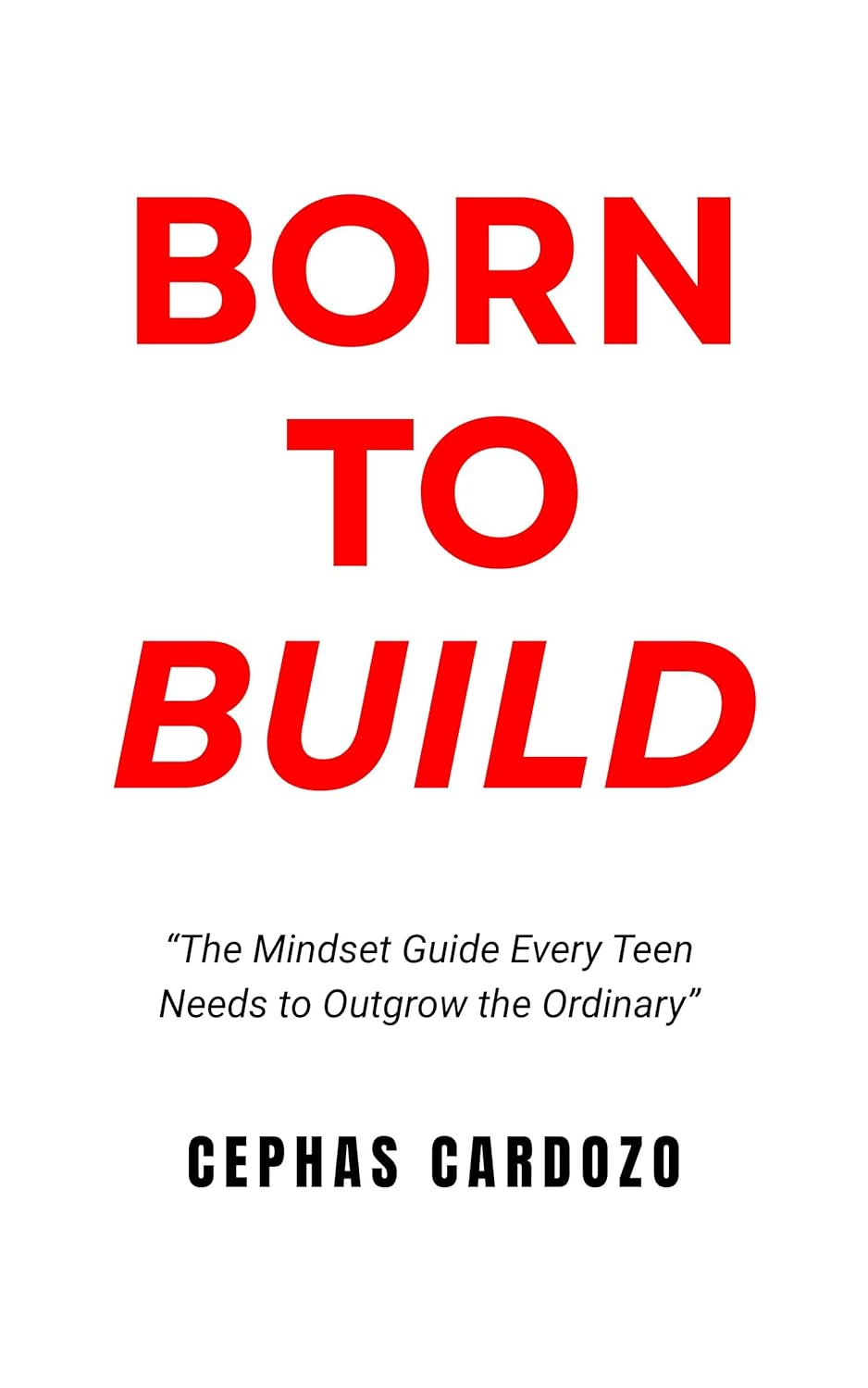 Born to Build — book cover by Cephas Cardozo